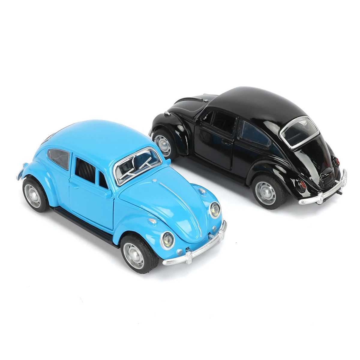 132 Retro Alloy Classic Car Model Light and Sound Pull Back Diecast Toys Vehicle Simulation car model Decor For Kids BoysT251023