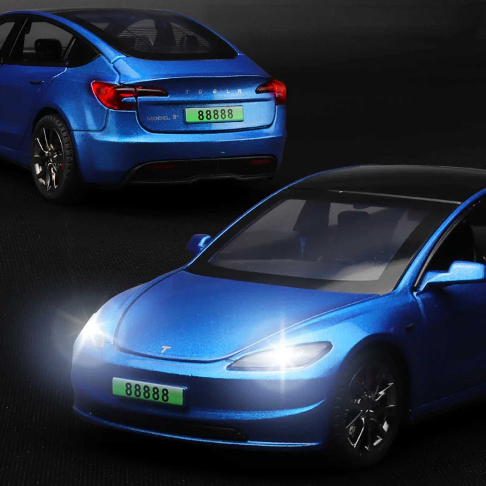 132 Tesla Model 3 Simulation Alloy Model Car Toy Diecasts Metal Casting Car Vehicle Car Collection Hobbies Hot Selling ModelsT251023