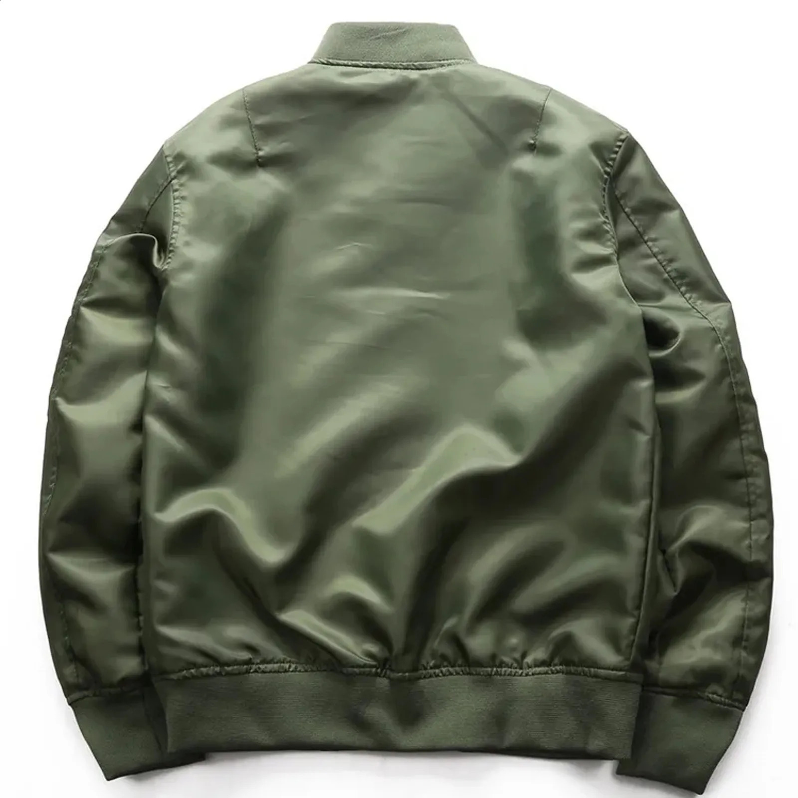 Mens Bomber Jacket Baseball Jackets Pilot MenS Winter Casual Print Long Sleeve Button Thick Coat Zipper Outwear 251023