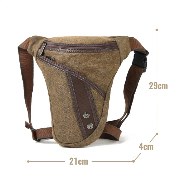 MARKROYAL Men Thigh Fanny Pack Drop Bag Motorcycle Riding Shoulder Pouch Crossbody Nylon Male Hip Bum Belt Leg Waist Bags251023