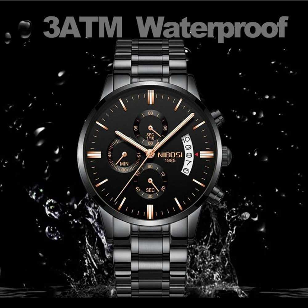 NIBOSI Mens Watches Top Brand Luxury Famous Mens Dress Watch Fashion Casual Military Quartz Wristwatches Saat Relogio MasculinoL251023