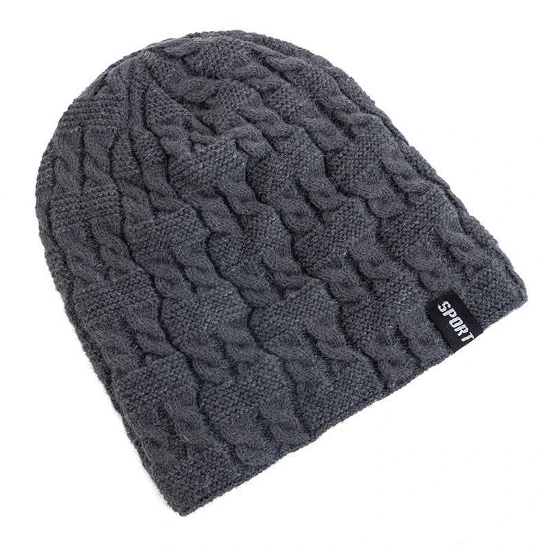 Unisex Winter Hats Sports Label Casual Dopamine Beanie Hat Fece Li Warm Knitted Hats For Men WenW251023