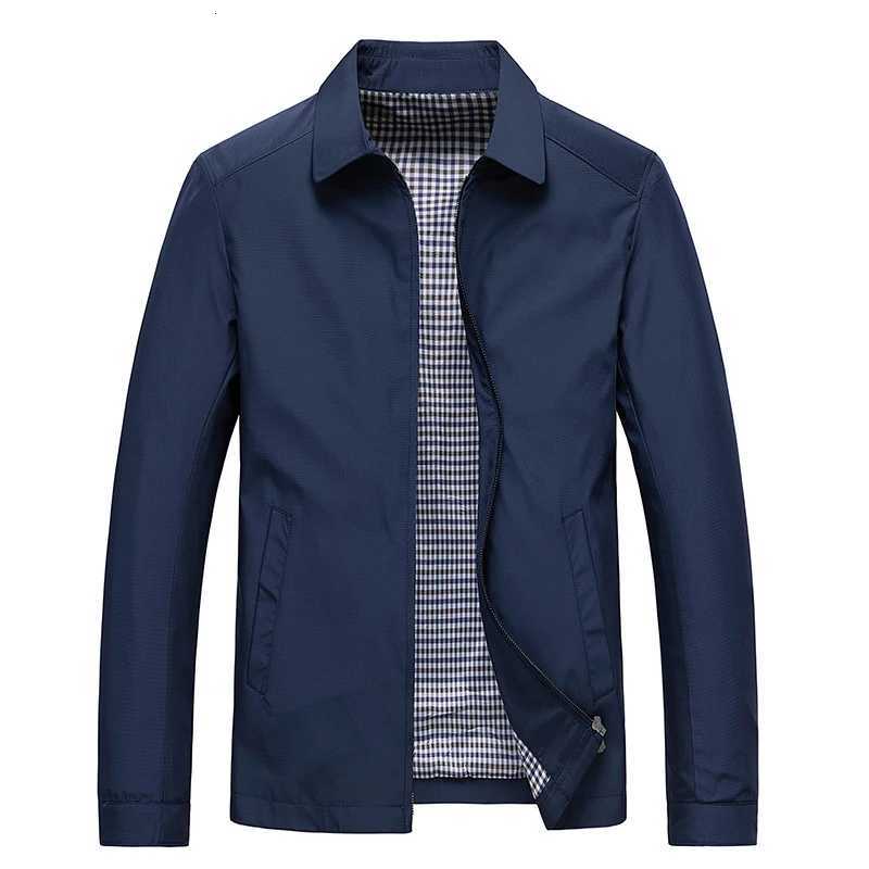 Spring Mens Lightweight Jackets Fashion Lapel Business Jackets for Men Outdoor Windbreaker Golf wear Bomber Coats Men Clothing W251023