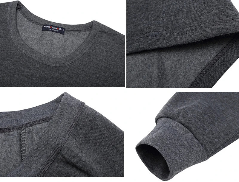 Winter Thermal Underwear Sets Men Fleece Thermo Long Johns Tops Pants Indoor Casual Clothing Pajamas Suit 4XL 251023