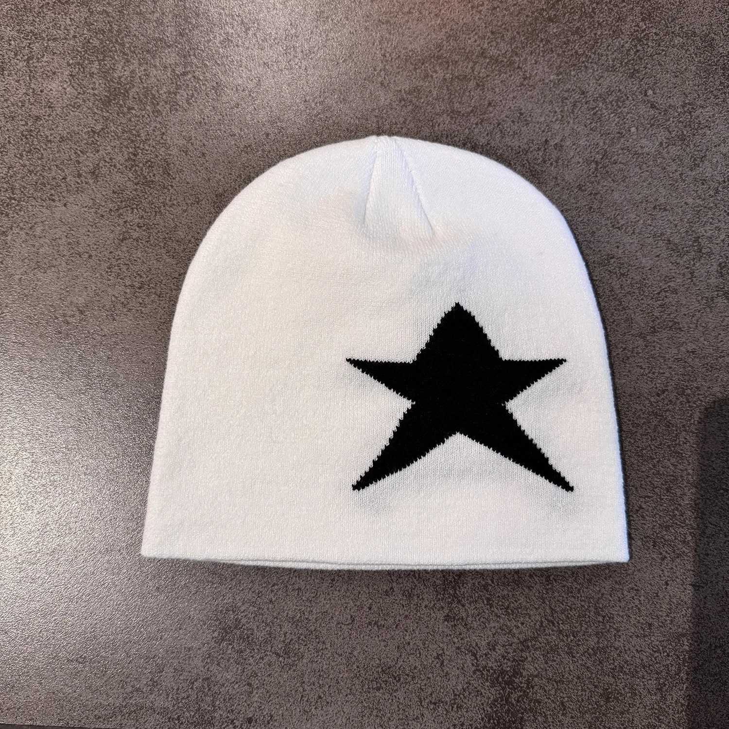 2025 Winter Autumn Warm Beanies Women Men Y2K Star Pattern Outdoor Skullcap Skiing Hat Cold Hat Hip Hop Cycling Knit Gorras GiftXJ251023