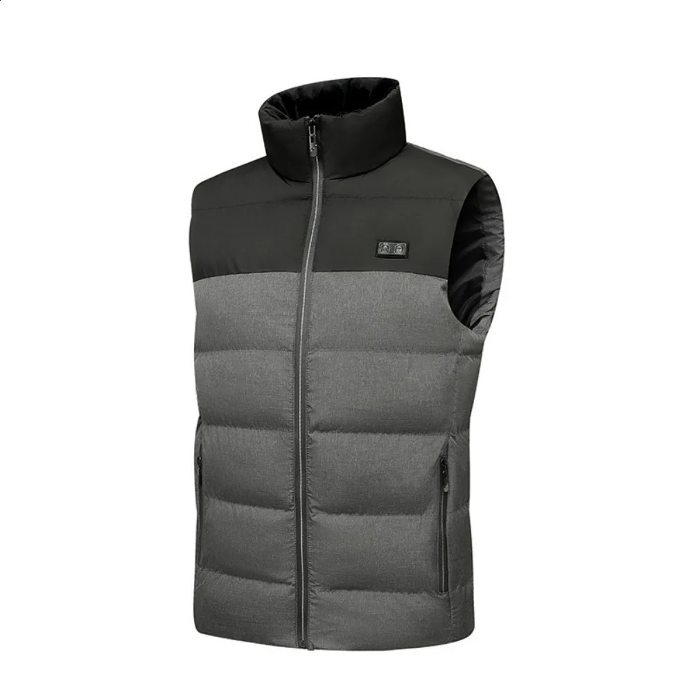 est Heated Vest for Men Women 15Zone Smart Electric Heating Jacket USB Charging Winter Thermal Waistcoat 251023