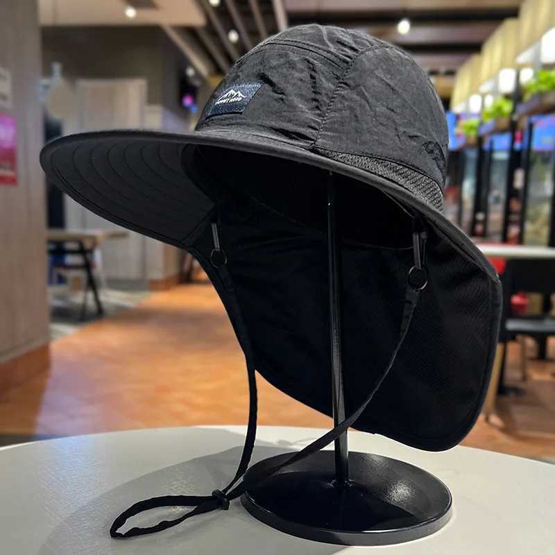 1pc AntiUV Sun Protection New Fisherman Outdoor Hat Thin Hiking Quick Drying Shawl Neck Protector Summer Waterproof Ride UnisexW251023