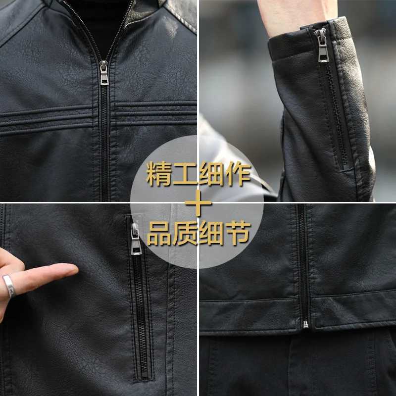High Quality Vintage Style Leather Jacket Mens Cowhide Clothes Winter New Biker Fashion Jackets Men Leather Slim Coats men W251023