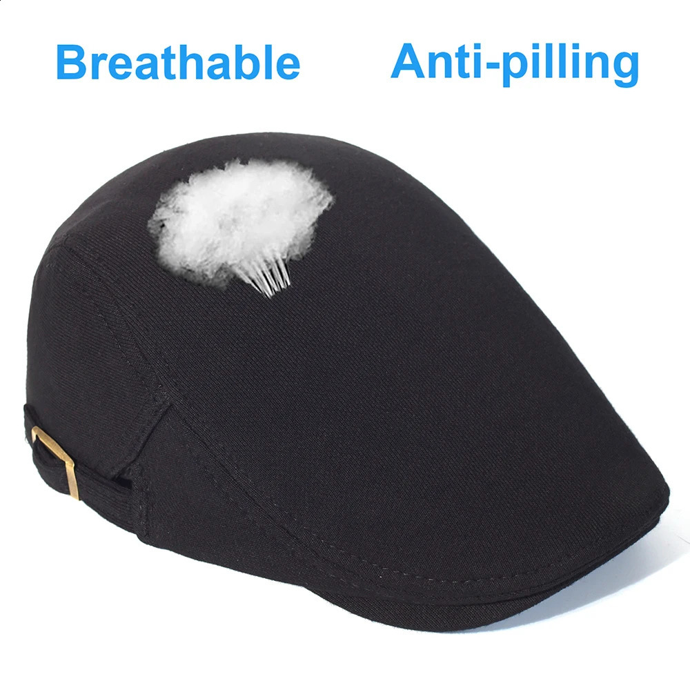 Cotton Adjustable sboy Caps Men Woman Casual Beret Flat Ivy Cap Soft Solid Color Driving Cabbie Hats 251021