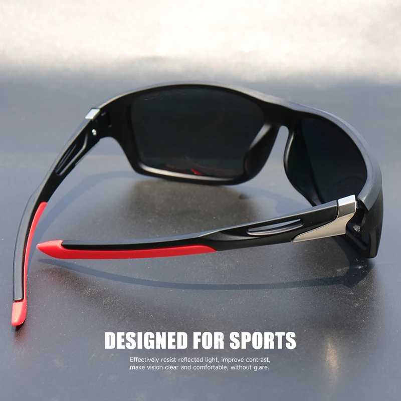 1pcs3pcs Square Sports Sunglasses for Men Polarized Lens for FishingDrivingTravel Durable Matte Frame HD Coating UV400W251023