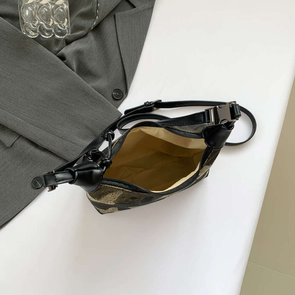 New Gilded Butterfly Nanfeng Chio2nd Portable Lock Buckle Chinese Style Dumpling Single Shoulder Crossbody Bag