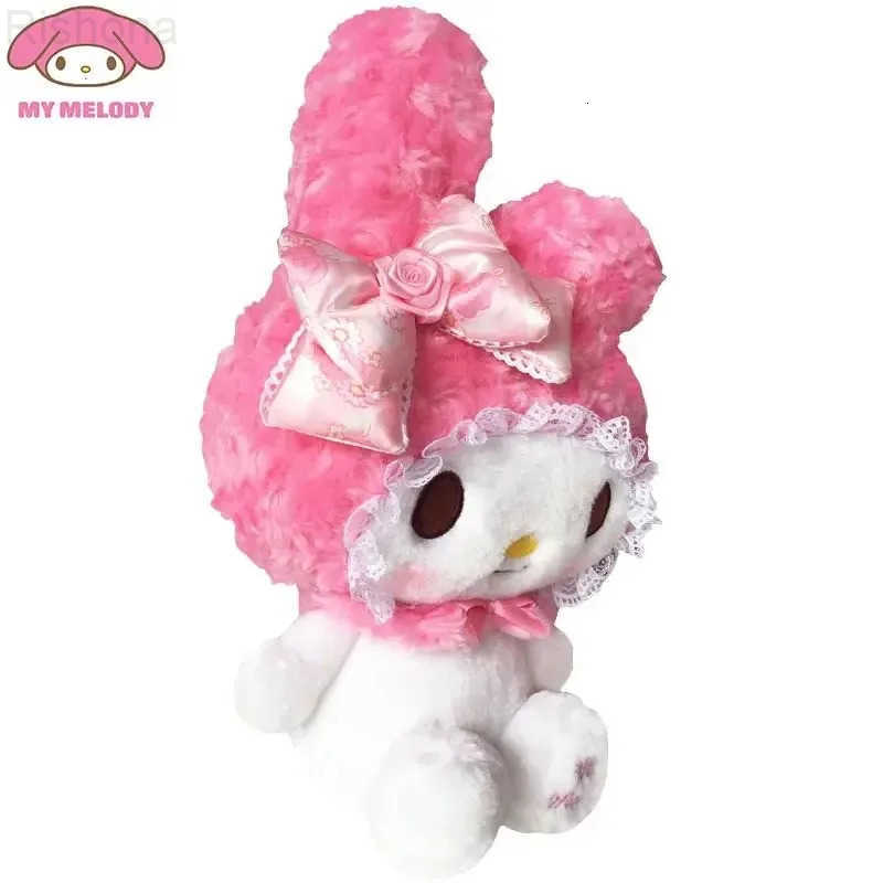 Sanrio Anime Rose Pink Hello Kitty Melody Cartoon Cute Plush Stuffed Toys Soft Pillow Plushies Doll Birthday Gift For Girls Kids L251023