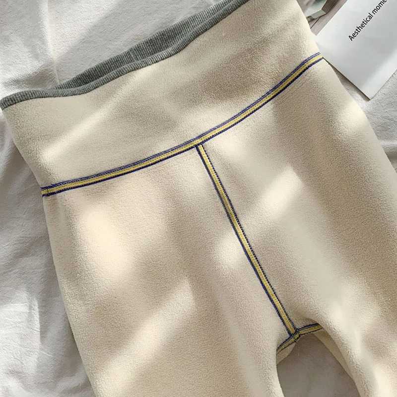 Womens Winter Warm Leggings Thermal Thicken 2025 High Waist Ribbed Leggings Fleece Lined Tights Sexy Casual High Quality PantsT251023