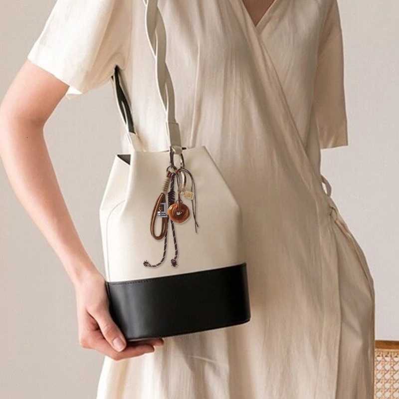 Unique Alkali Water Bread Keychain Handmade Gift Bag Charm Purse Pendant Keyring Ornament for Baking Culture Enthusiasts Z251023