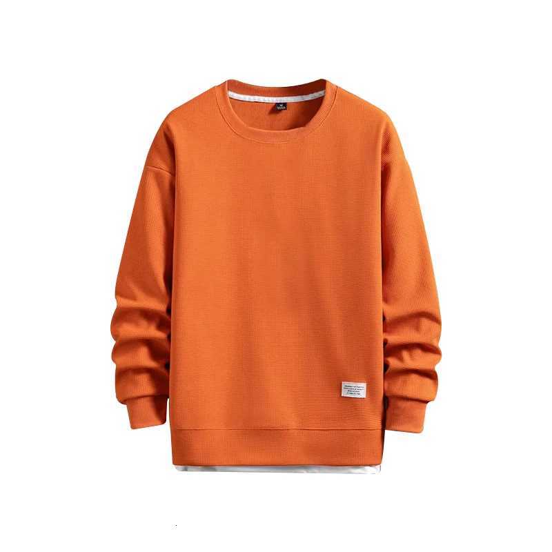 Highend Quality Waffle Fabric Round Neck T Shirts Long Sleeved 2023 Spring Autumn Casual Allmatch Tshirt Fashion Men ClothingXJ251023