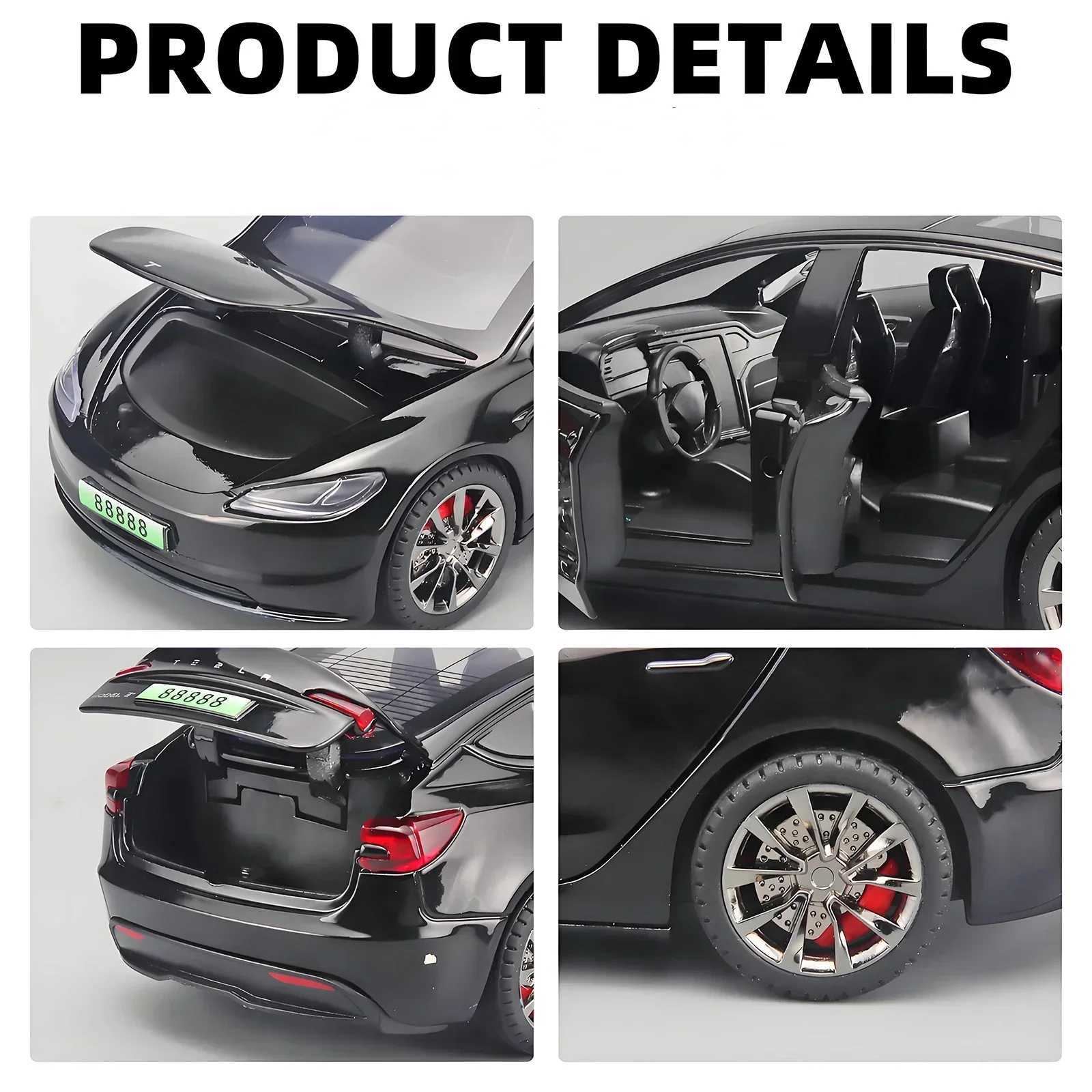 132 Tesla Model 3 Simulation Alloy Model Car Toy Diecasts Metal Casting Car Vehicle Car Collection Hobbies Hot Selling ModelsT251023
