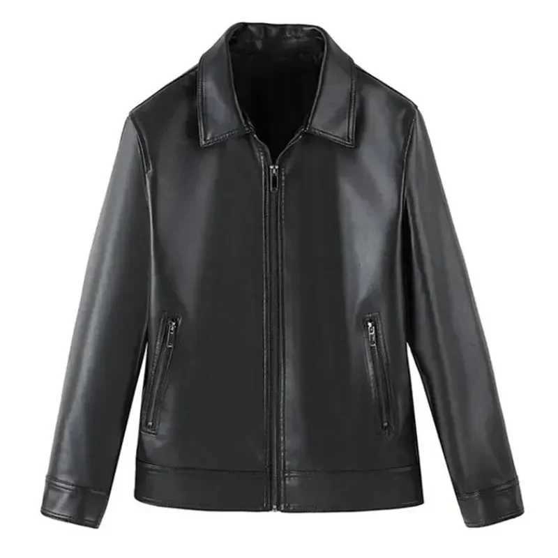 2024 Spring Men Bomber Leather Jacket Fashion Casual Varsity Jacket Unisex Baseball Coats Motorcycle Leather College Jacket W251023