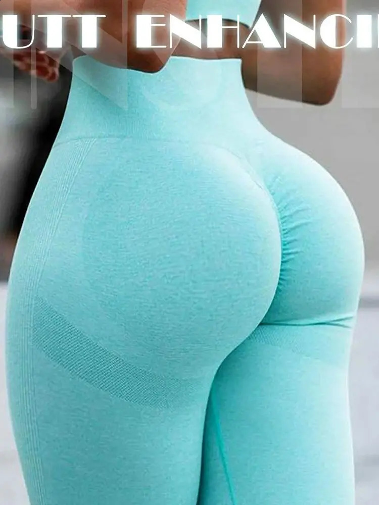 Gradient Leggings Fitness Women High Waist Workout Jogging Leggins Push Up Pants Gym Tights Stretch Energy Sportswear 251022