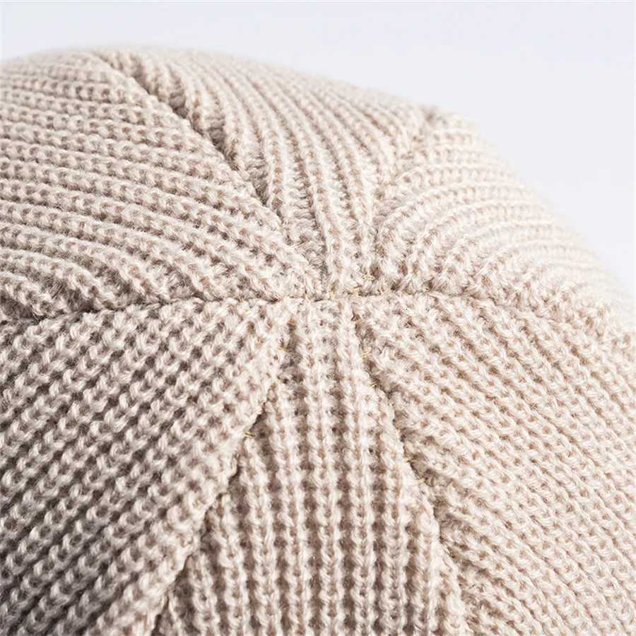 Bright Candy Color Winter Knitted Hat Beanies Skullies for Women Warm Thick Men Hip Hop Skullcap Hat Couple Street Sport BeaniesXJ251023