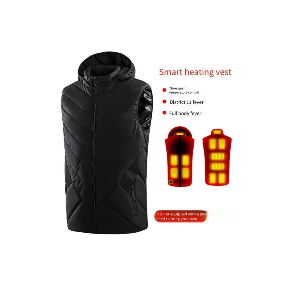 USB Electric Heated Vest for Men WomenGraphene Smart HeatingJacketRechargeable Battery Warm VestWinterThermalClothing 251023