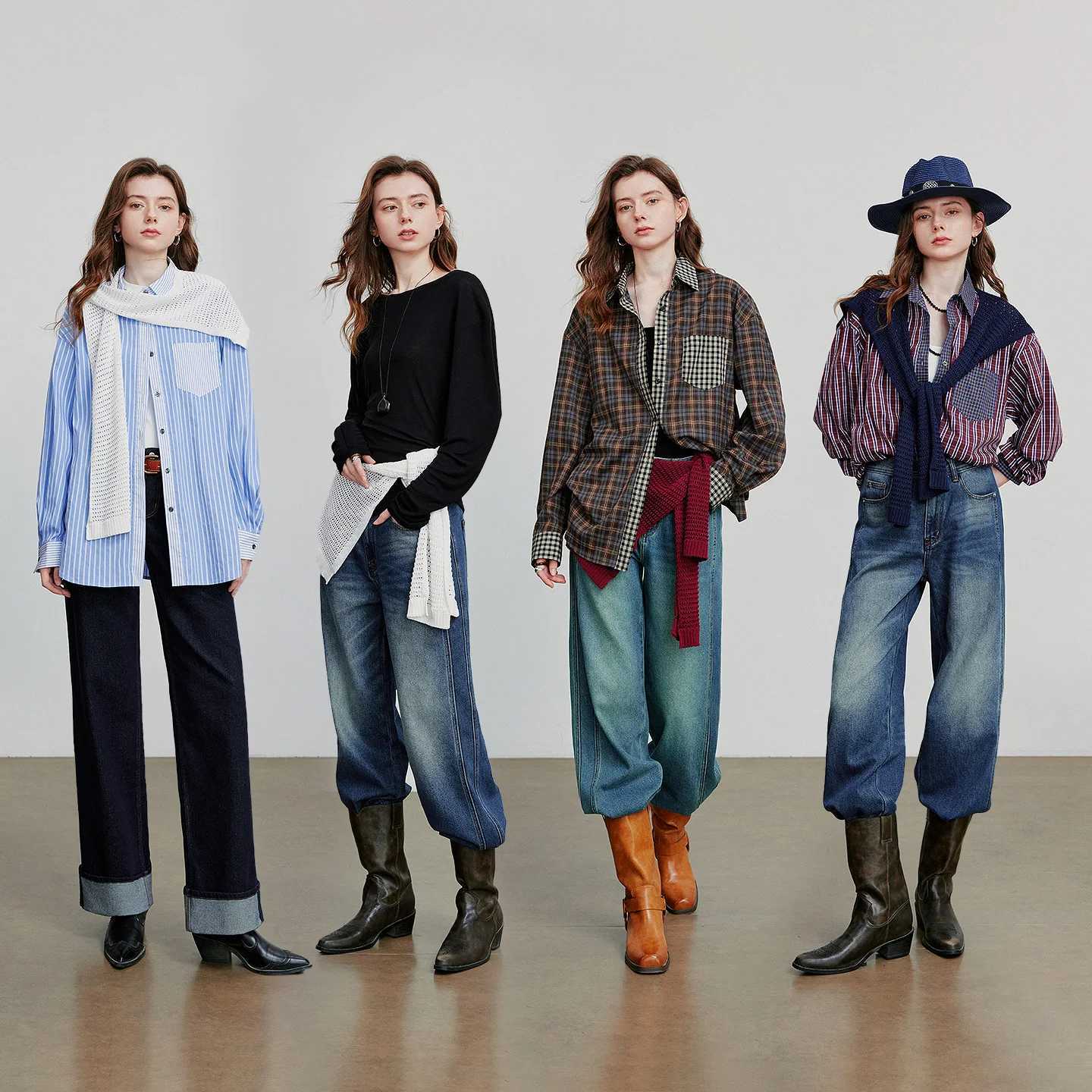 TOYOUTH Women Knitting Shawl 2025 Autumn New Solid Color Design Soft Textured Wrap Scarf Daily Wear J251113