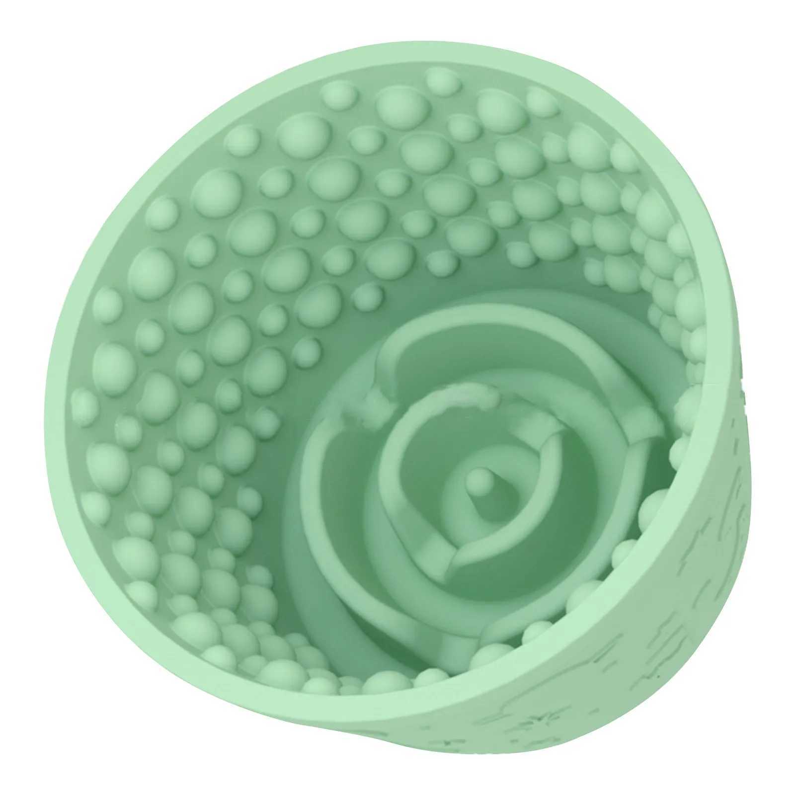 Dog Lick Bowl Anxiety Dog Licking Mat Freezer Treat Dispenser NonSlip AntiChoking Silicone Slow Feeder Bowl for Dogs Y251023
