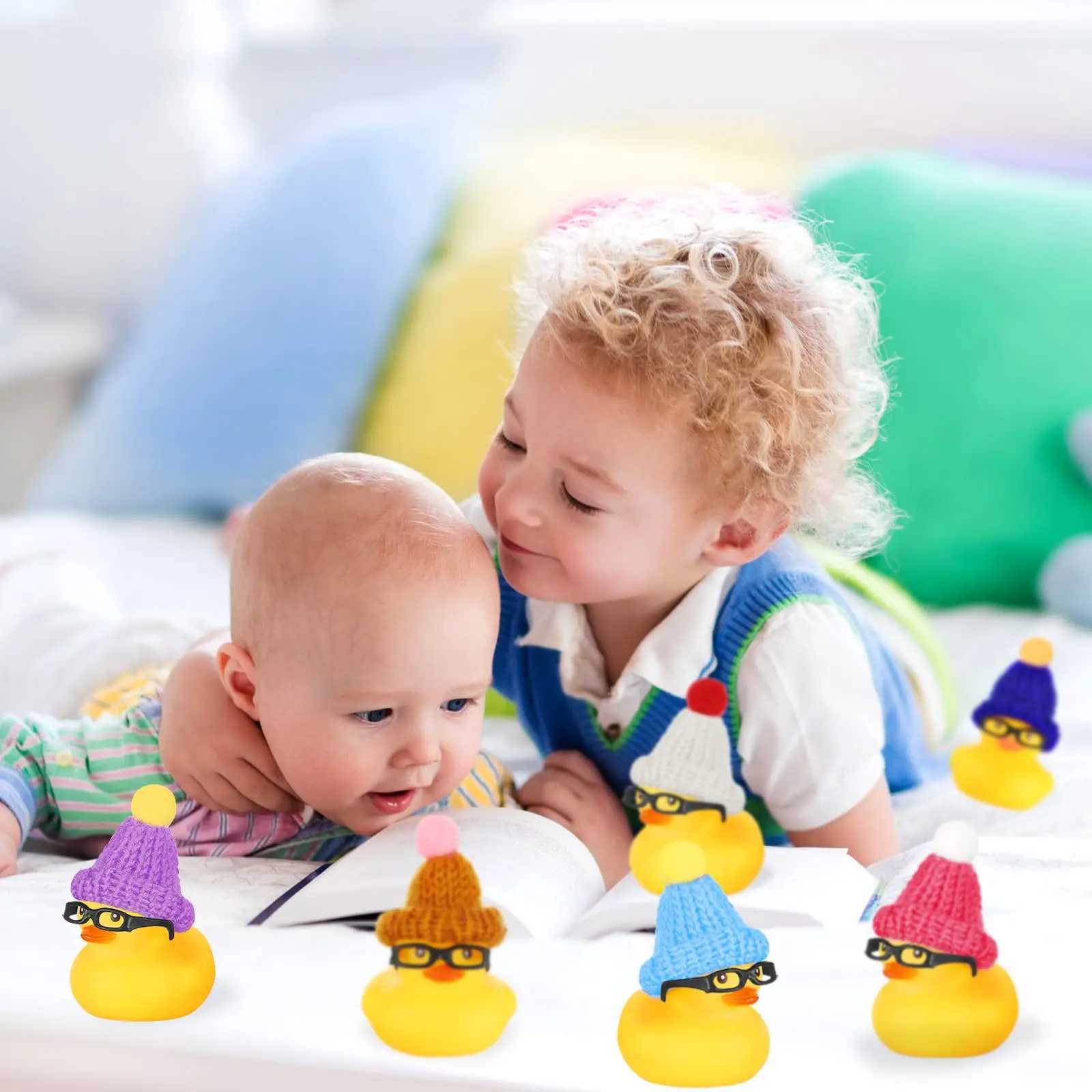10100pcs Mini Rubber Ducks with Sunglasses Hats Cruise Rubber Ducks in Bulk Gift Small Bathtub Toy for Party Favor J251023