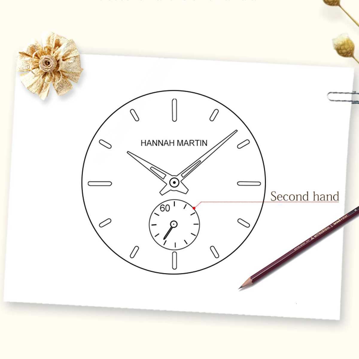 2025 New Fashionable Women Watch Top Brand Hannah Martin Original Quartz Movement Stainless Steel Mesh Belt Women Dress WatchesL251023