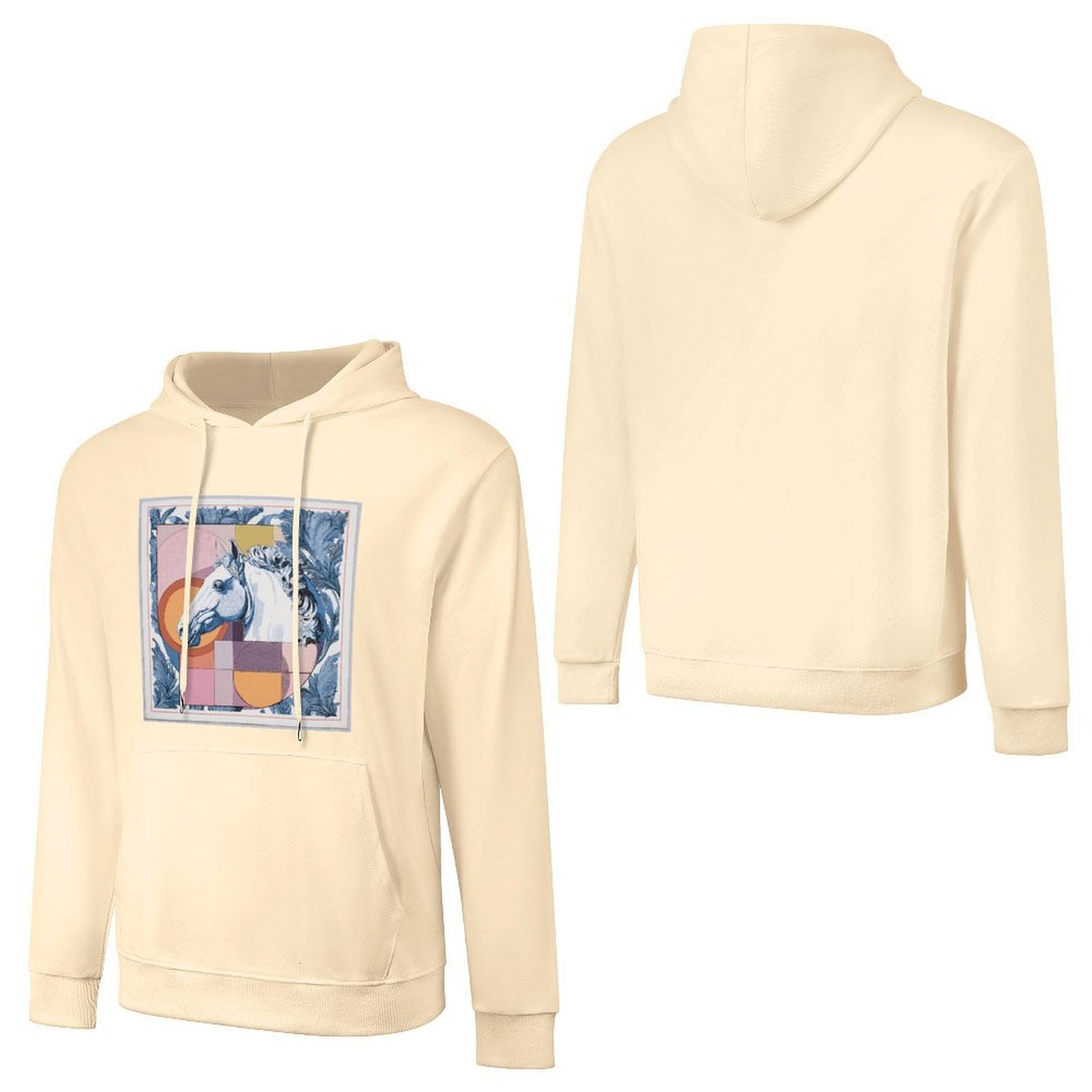 H Designer Fall Winter Hoodie Luxury Horse Print Design Unisex Long Sleeve Streetwear Hip Hop Oversized Fit Hoodie Men's Fashion Apparel H29