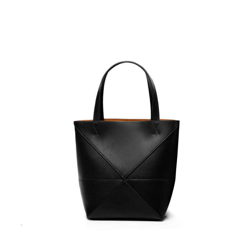 Luxury bag Women s Puzzle Fold Transformable Folding Tote Niche High End Genuine Leather Large Capacity Handbag Shoulder Bag