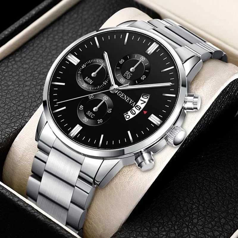 New Business Casual Watch Luxury Fashion Watches Men Stainless Steel Quartz Wrist Watch for Man Relojes Para HombreL251023