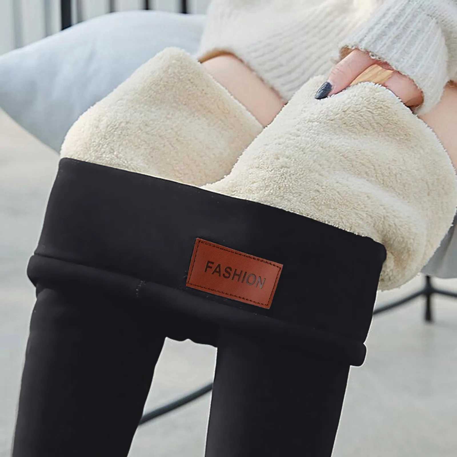 Women Solid Warm Winter Tight Thick Velvet Wool Cashmere Pants Trousers Leggings Hot products popular choice Showing CharmT251023