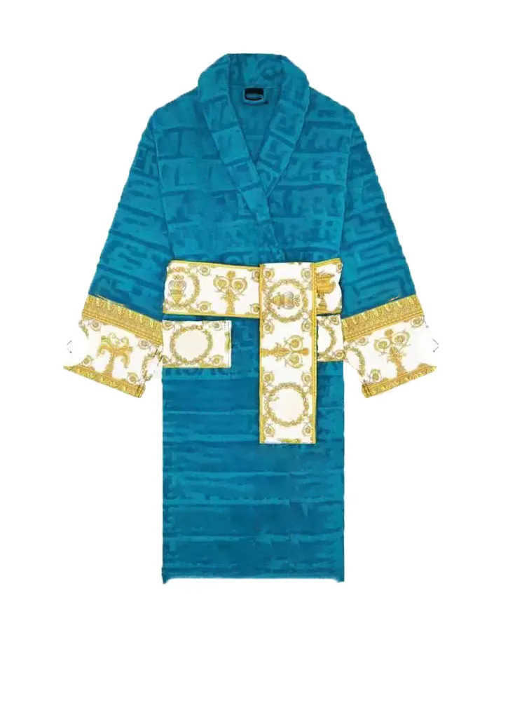 Fanjia PURe Cotton Bathrobe Absorbent Towel Material Couple Unisex AllSeason Bathrobe Long Nightgown C251023