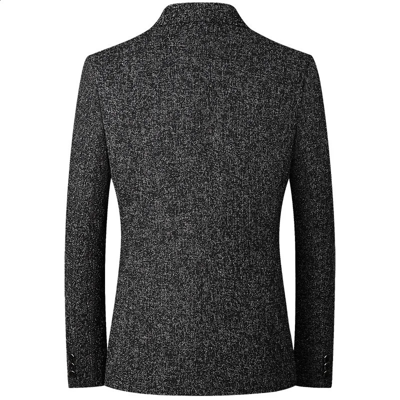 Men Business Social Suit Slim Fit Jacket Black Navy Grey Fashion Simple Homme Wedding Prom Party Dress Blazers Coats 251023