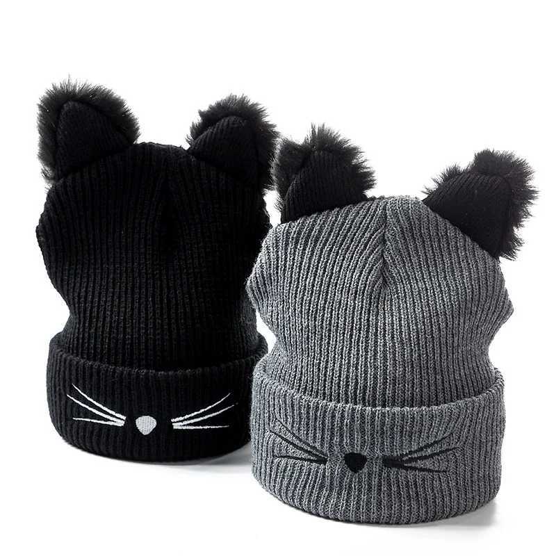 Cute Cat Ear Wen Beanie Hat Warm Winter Hats For WenW251023
