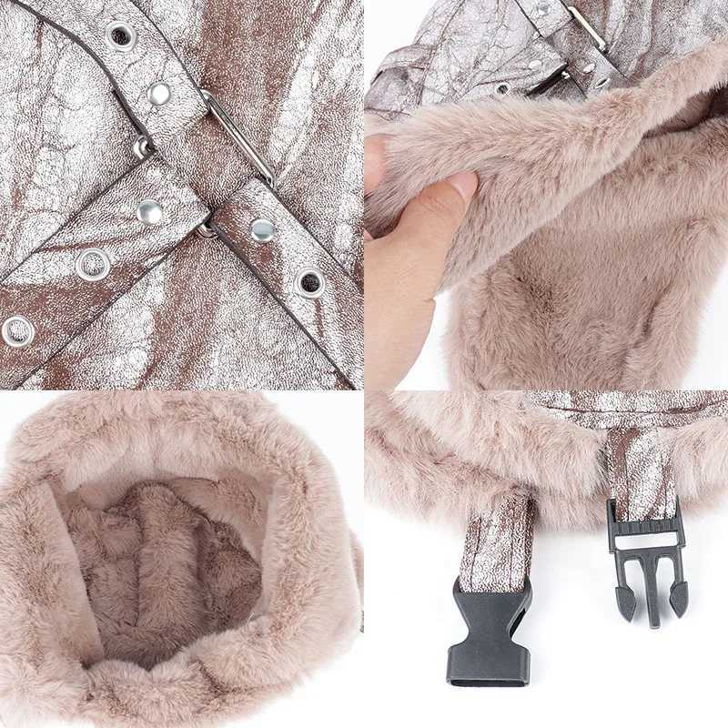 High Quality ather Winter Hat With Earflaps Ushanka 2025 Warm Soft Furry Faux Fur Hats Wen Men Bber Trapper RussianW251023