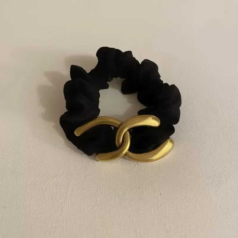 For Wen Hair Accories Hair Ties Bands Cute And Sweet French Large Intestine Circle Ponytail Hair Ring Warm Color Y251023