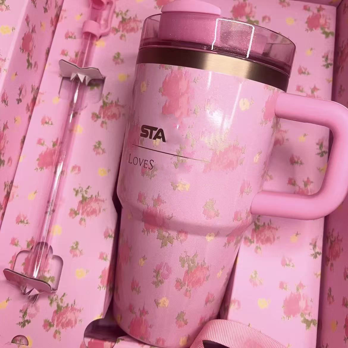 Water Bottle Various Styles Pink White Stainless Steel Vacuum Mug Double Wall Vacuum with Straw Car Cup Insulation Cold Beer Cup Travel Sports Cup W251031