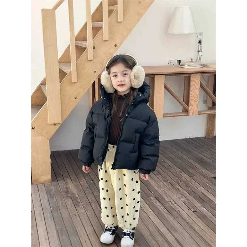 Winter Kids Warm Down Coats Autumn Children CottonPadded Jackets Boys Girls Clothing Baby Hooded Outerwear 312 Years Y251023