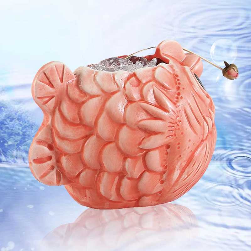 660ml Hawaii Tiki Mugs Cocktail Cup Beer Beverage Mug Wine Mug Ceramic Tiki MugsW251022