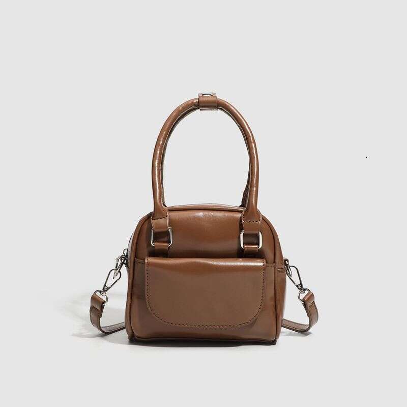 New High-End Texture Handheld Small Square Niche Hundred With A Shoulder Diagonal Cross