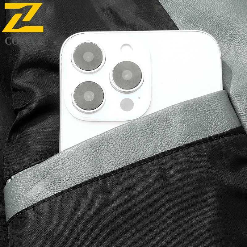 2025 High Fashion Faux Leather Jacket Man Motocross Windproof PU Leather Coat chaqueta Urban Retro Motorcycle Coat Mens Clothing W251023