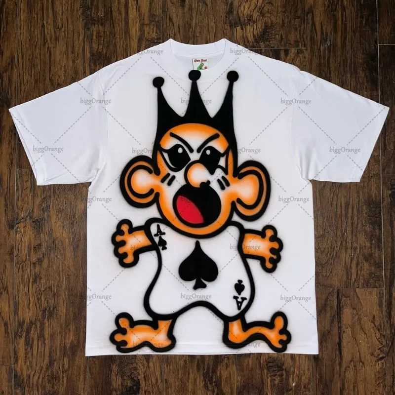 Y2K Retro Harajuku Summer Trendy Brand Oversized Cotton Round NeckTshirt Men 2025 New Hiphop Casual punk Goth StreetwearWomenXJ251023