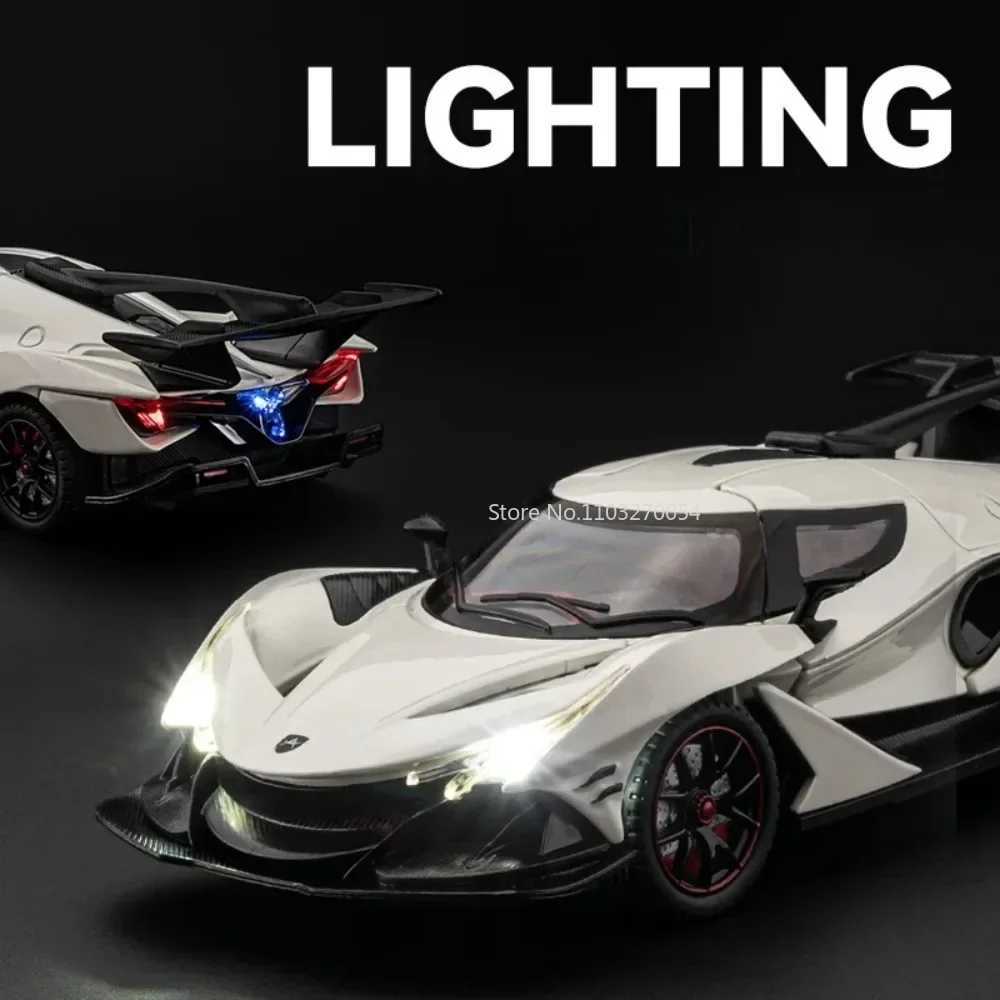 124 Apollo IE Alloy Car Model Super Sports Car Toys Simulation Diecasts Toy Vehicles Decoration For Kids Boys Christmas GiftsT251023