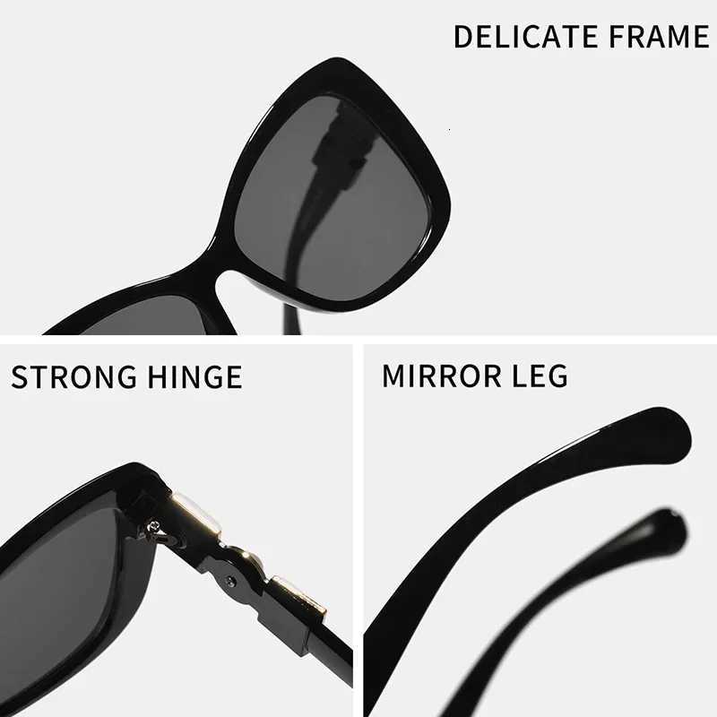 Black Cat Eye Beautif Sunes Wen Men Brand Designer Fashion Sun es Fem M Colorf Mirror Ocos De SolW251023