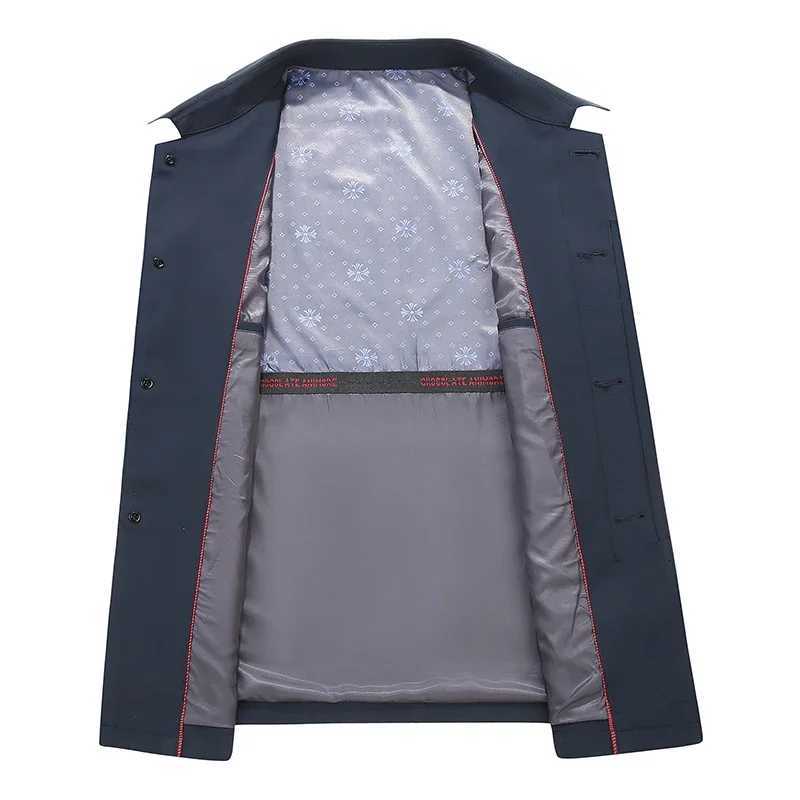 Jacket Four Seasons Mens Fashion Business Middleaged and Elderly British Style Casual Slimming Wedding Work Mens Jacket W251023