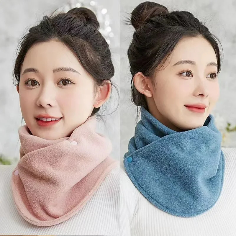 Women Winter Fleece Neck Scarf Thicken Warmth Autumn Neck Sleeve for Men Scarf Scarves Plush Double Layer Neckerchief Scarf Ring 251020
