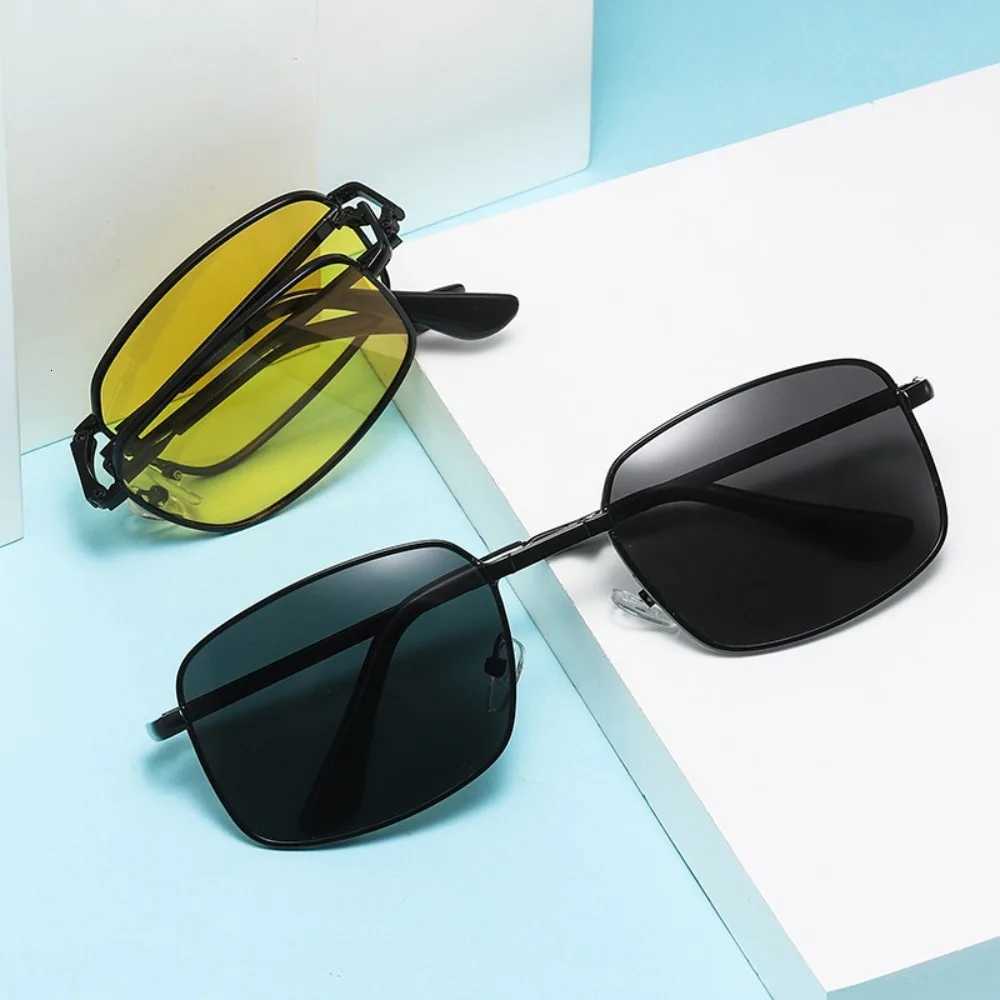 Folding Polarized Color Changing Sunglasses for Day and Night Use Male Drivers Fishing GogglesW251023