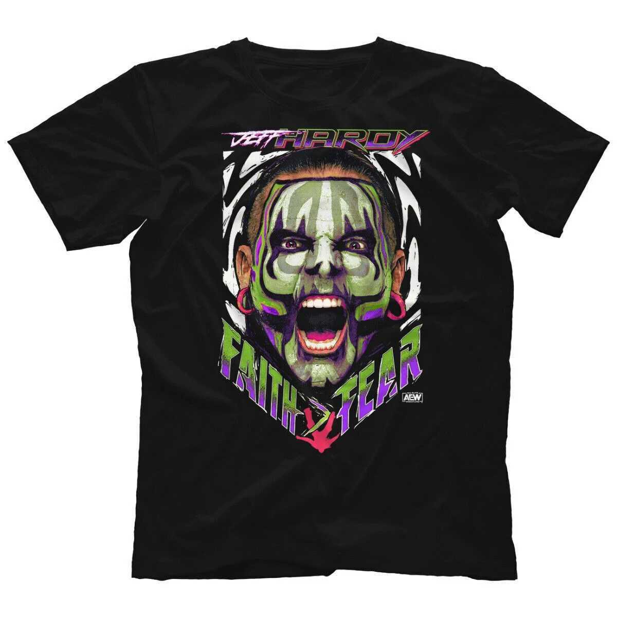 25 New Vintage Hot Trend Jeff Hardy Graphic T Shirt Hiphop Retro Fashion Brand Mens High Quality Cotton Oversize Unseix Top TeeXJ251023