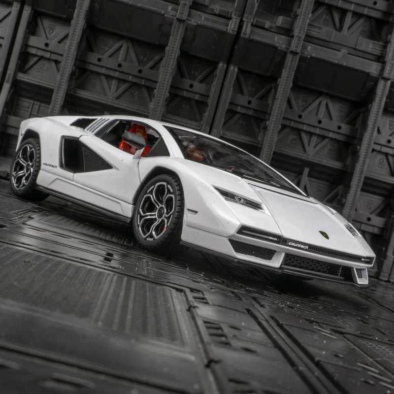 124 Lamborghini LPI800 alloy car model ornaments super running car a childrens toy car with sound and lighting functionsT251023